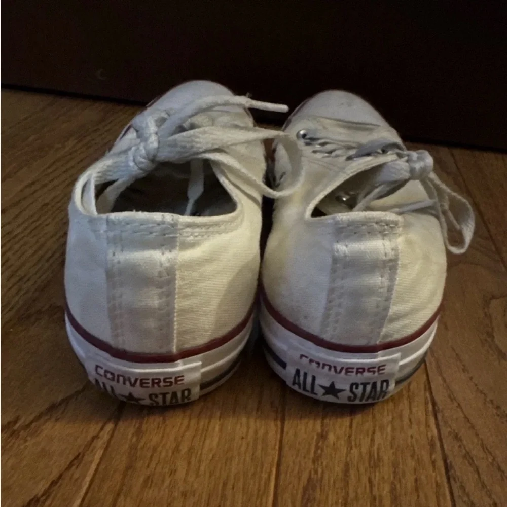 Converse White Canvas Sneakers